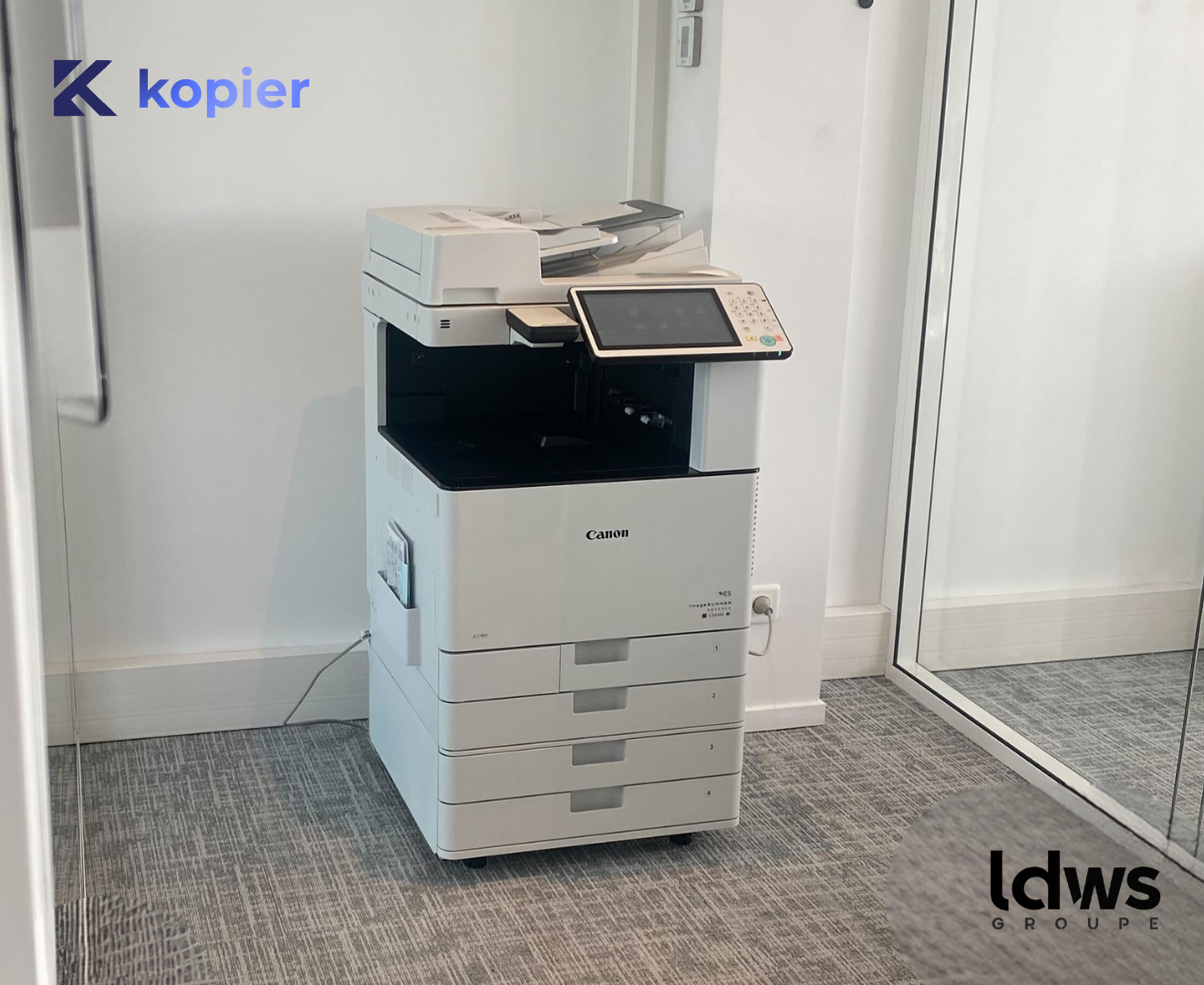 Photocopieur installé dans une PME