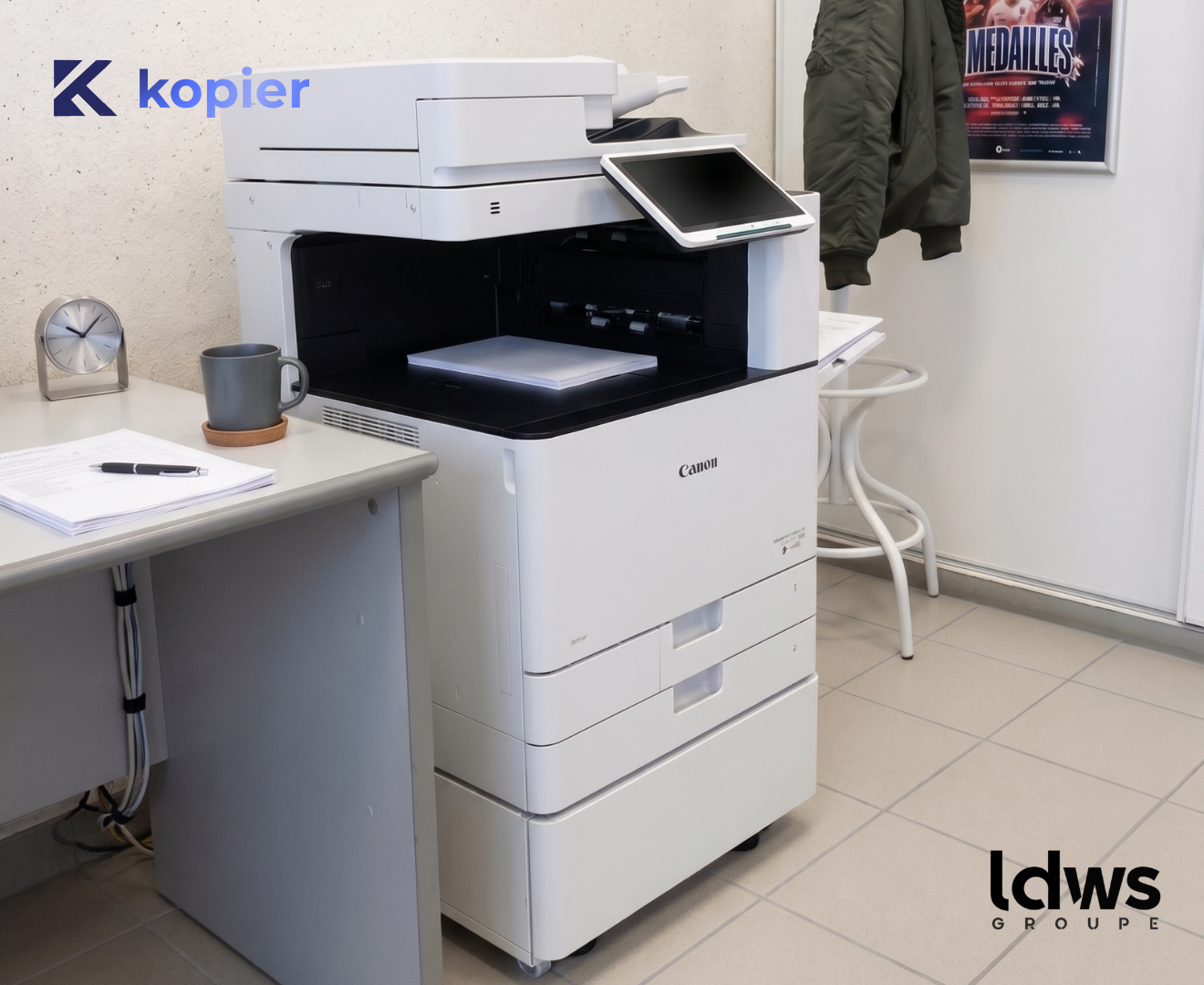 Installation photocopieur en entreprise